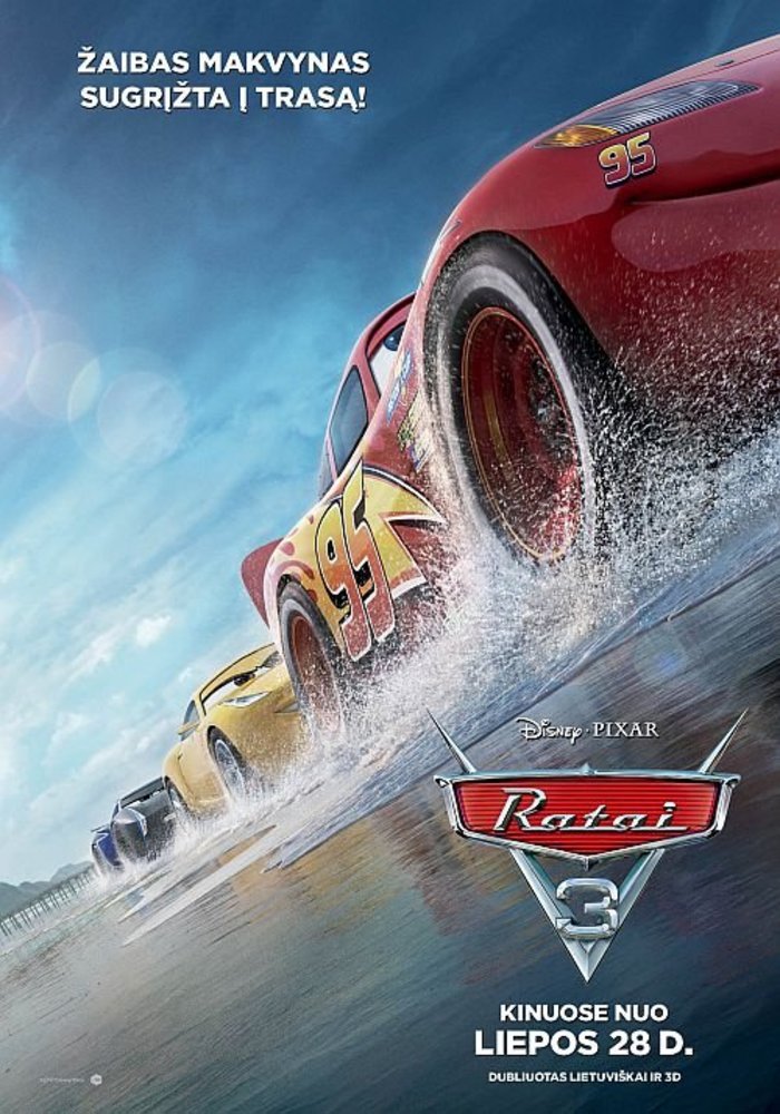 پوستر انیمیشن سینمایی «ماشین ها 3»(Cars 3)